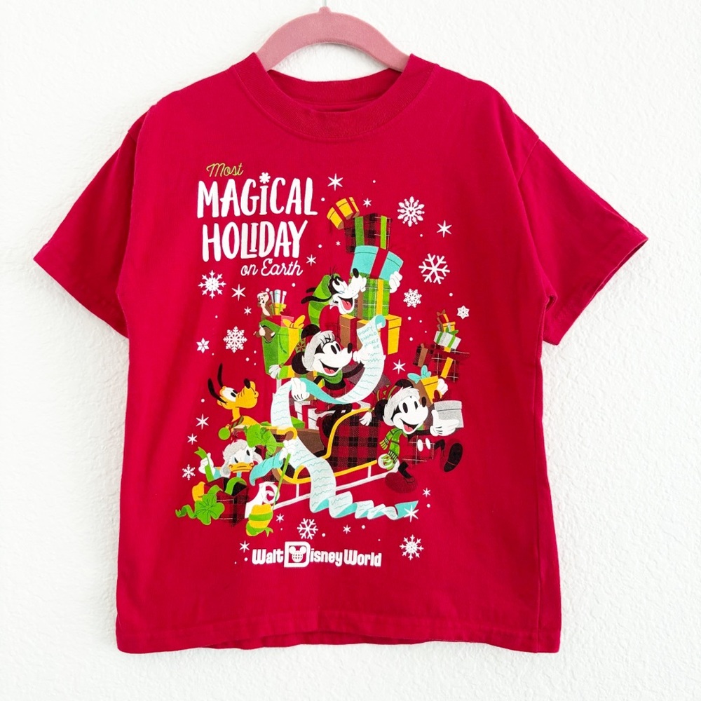 Disney Parks Disney World Christmas Most Magical Holiday On Earth Tee Size XS